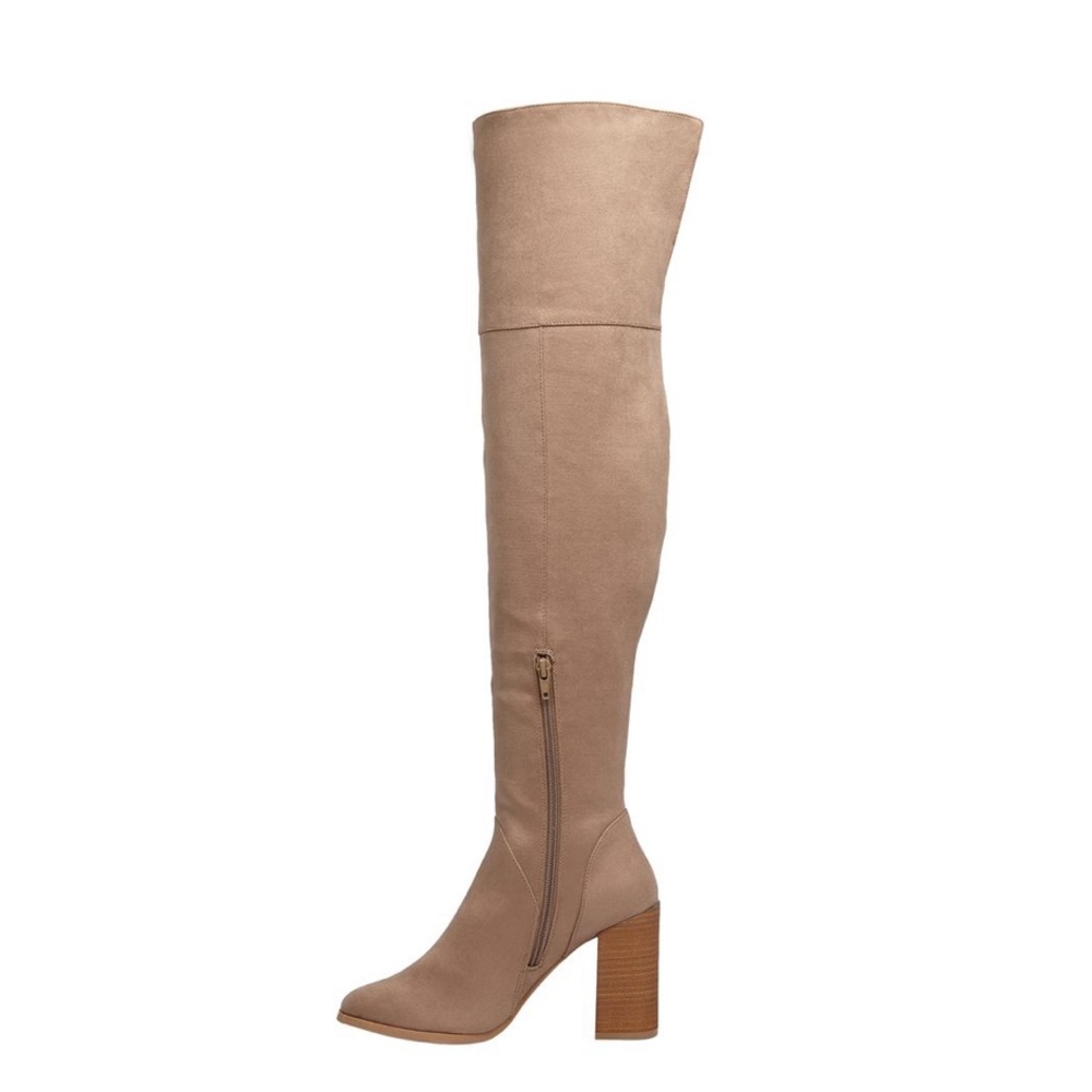 Friday Night Block Heel Over The Knee Boot - Picture 7 of 8